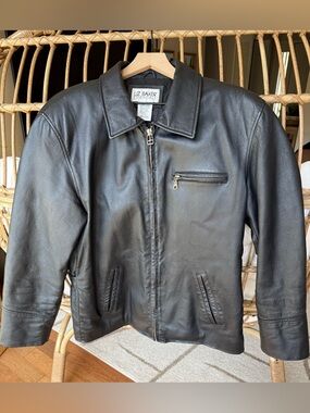 Y2K Liz Baker Leather Jacket